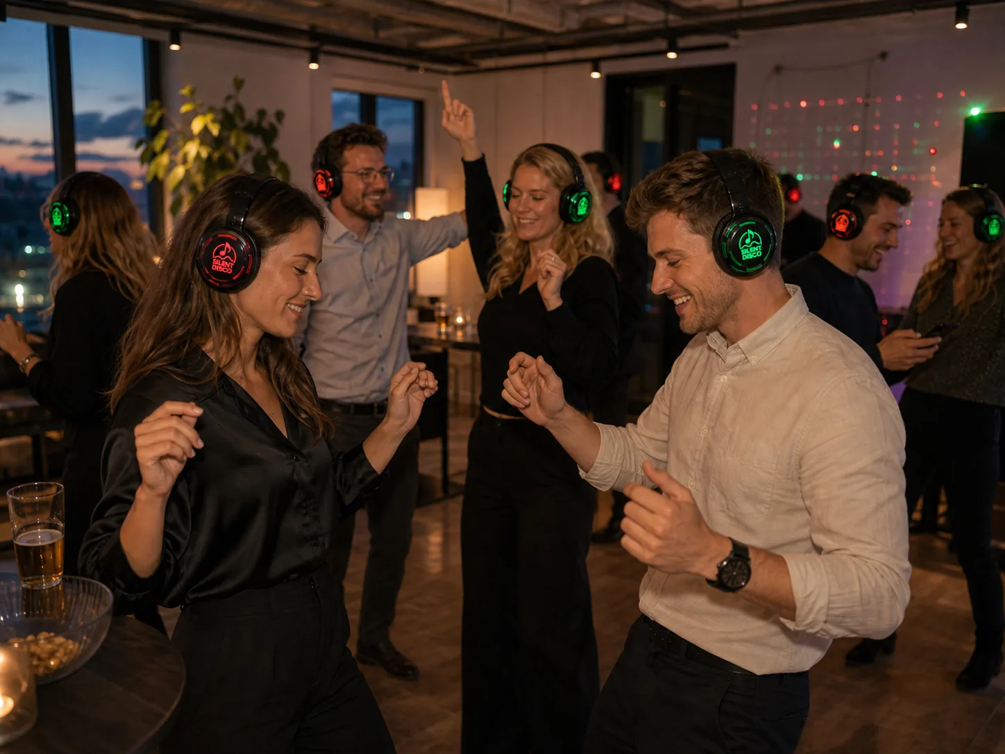 Silent disco til firmafest i Oslo