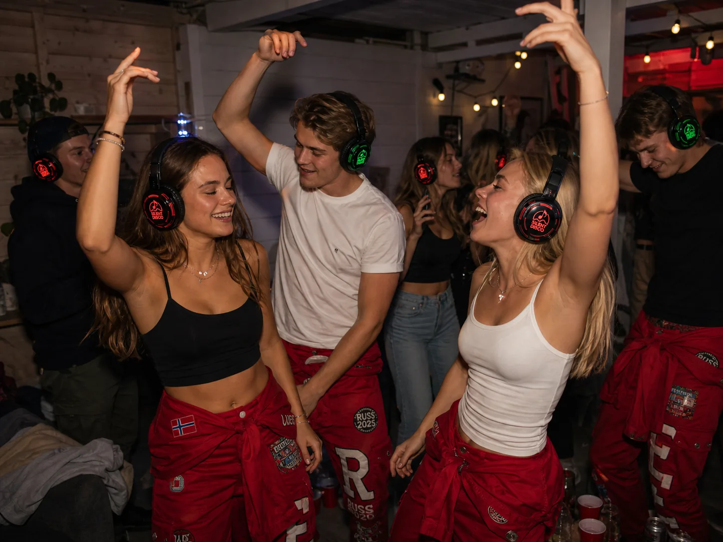 Silent disco til russ i Oslo